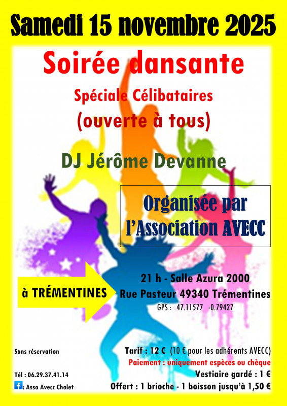 soirée dansante spéciale célibataires