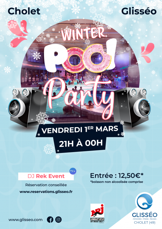 winter pool party glisseo cholet