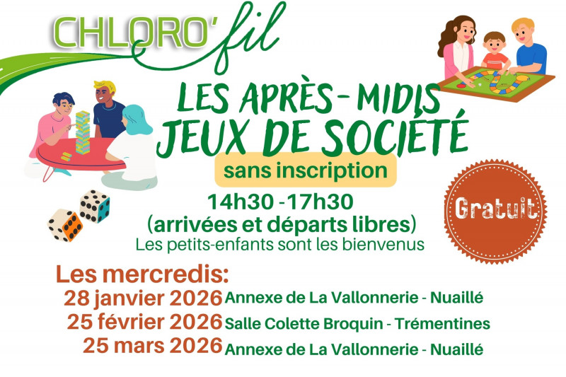 Aprés-midi jeux trémentines nuaillé chloro'fil