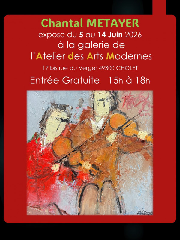 AFFICHE Chantal METAYER.jpg - © L'atelier des Arts Modernes de Cholet affiche-chantal-metayer-49