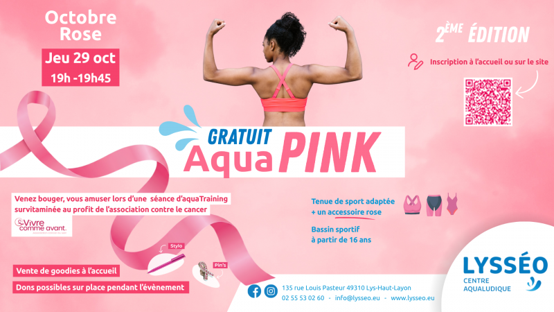 Piscine Animation Aqualudique Octobre Rose
