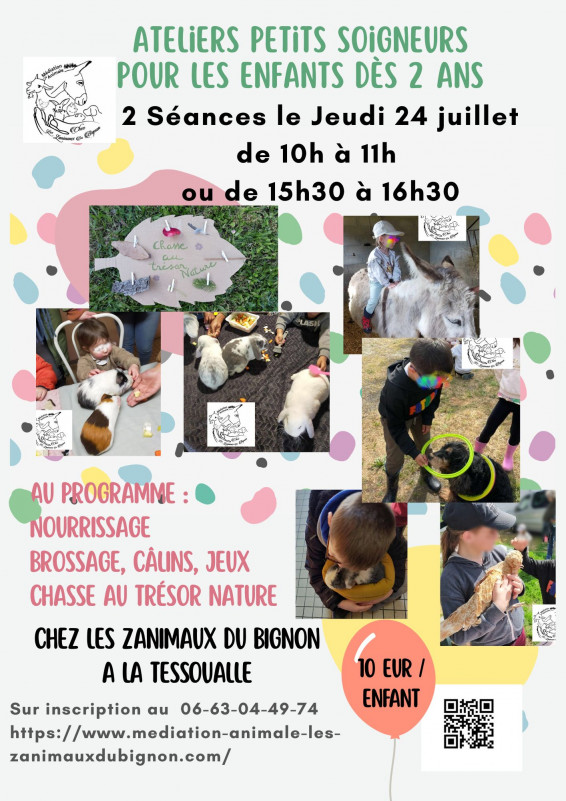 Animation pour les Enfants en Compagnie des Animaux