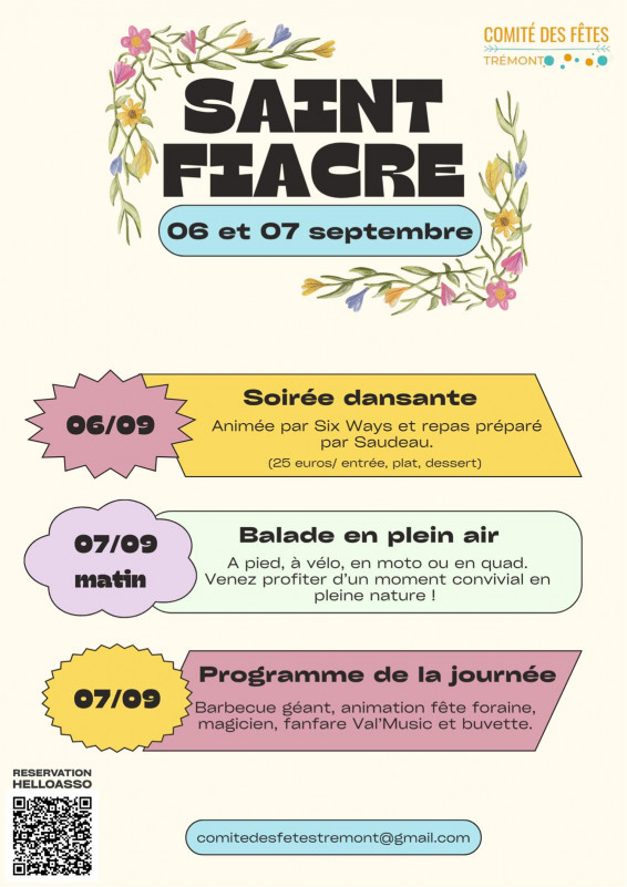 Fête Village Populaire Bal Rando Barbecue