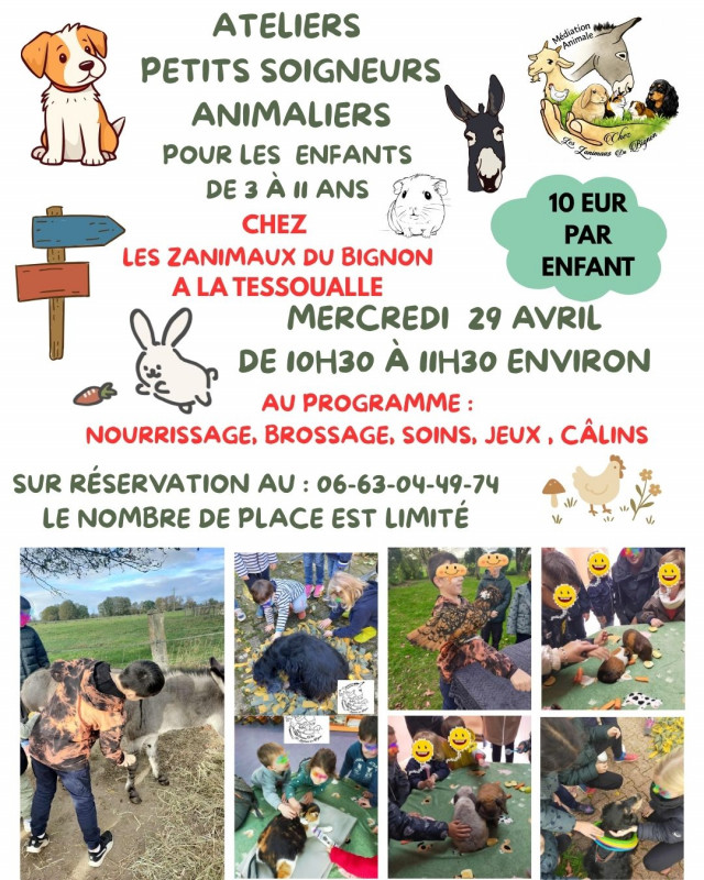 Ateliers Petit Soigneur Animalier