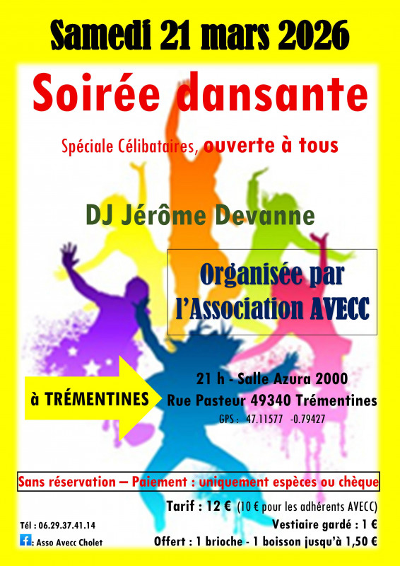 Agenda manifestation Trémentines  bal 21.03.2026