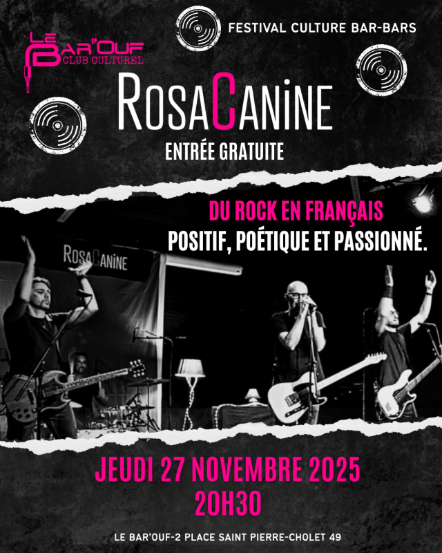 rosacanine bar ouf cholet