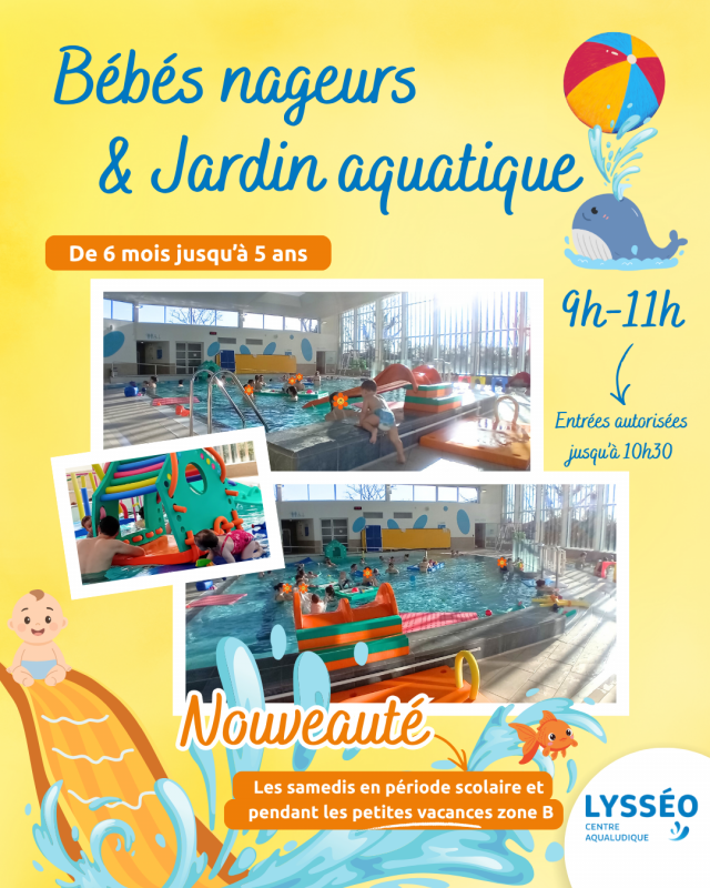 Bébé nageur 2026 - © Lysséo Agenda manifestation Lys-Haut-Layon Vihiers Bébé nageur 2026