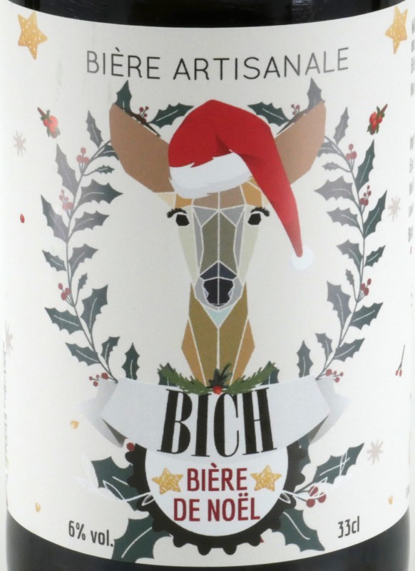 Bière BICH - 33 cl - Noël