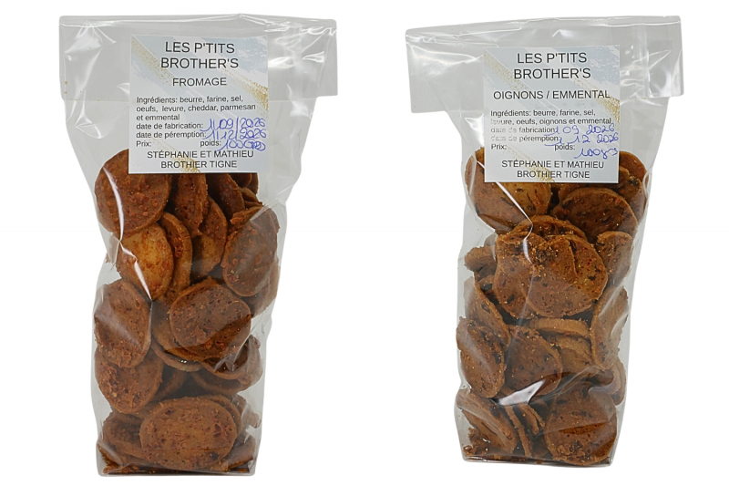 Biscuits salĂ©s Les P'tits Brothers - © Rosalie LESUR Biscuits salĂ©s Les P'tits Brothers