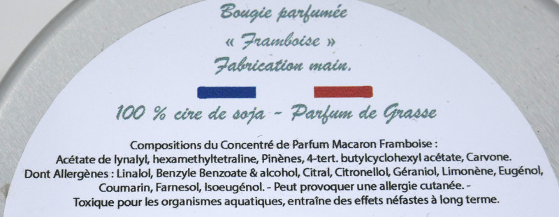 Bougie parfumée - Framboise