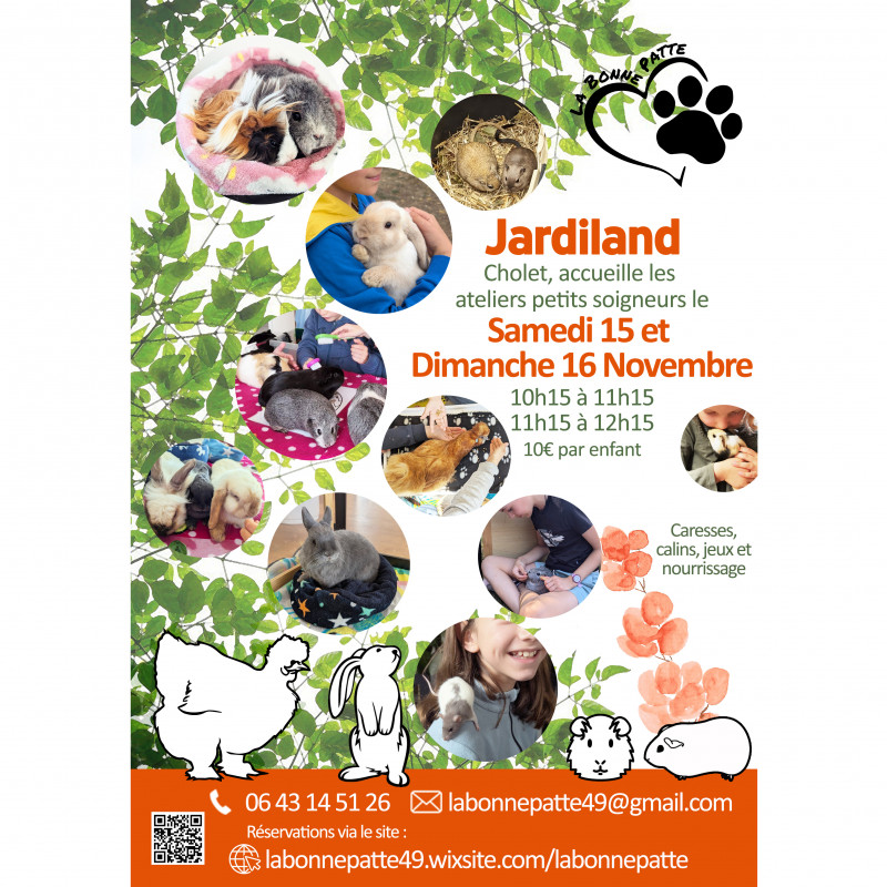 Atelier petits soigneurs - © La Bonne Patte atelier petits soigneurs jardiland cholet