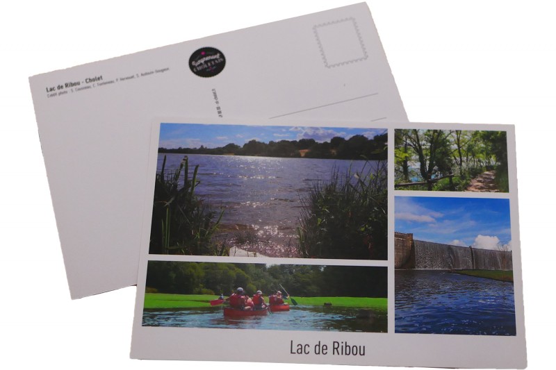 Carte postale touristique Lac de Ribou multivues