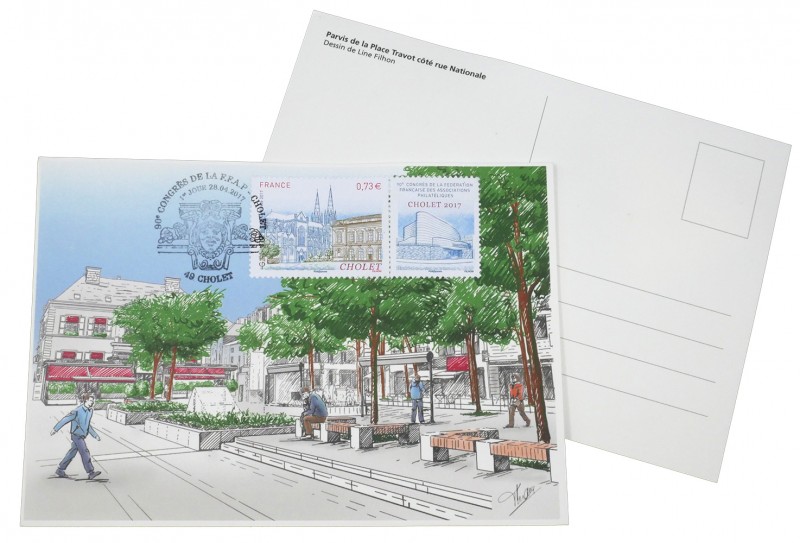 Cartes Postales de Collection - Travot Aquarelle Couleur