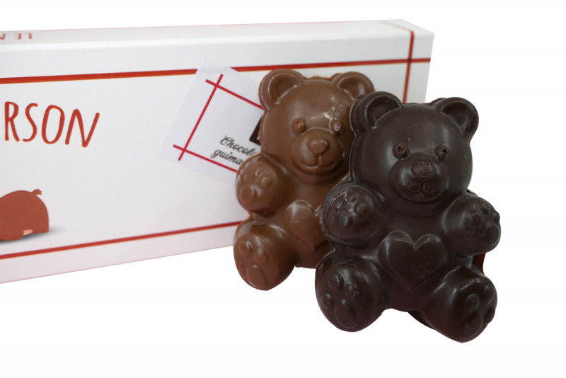 Coffret oursons Chocolat Lait - Guimauve Vanille