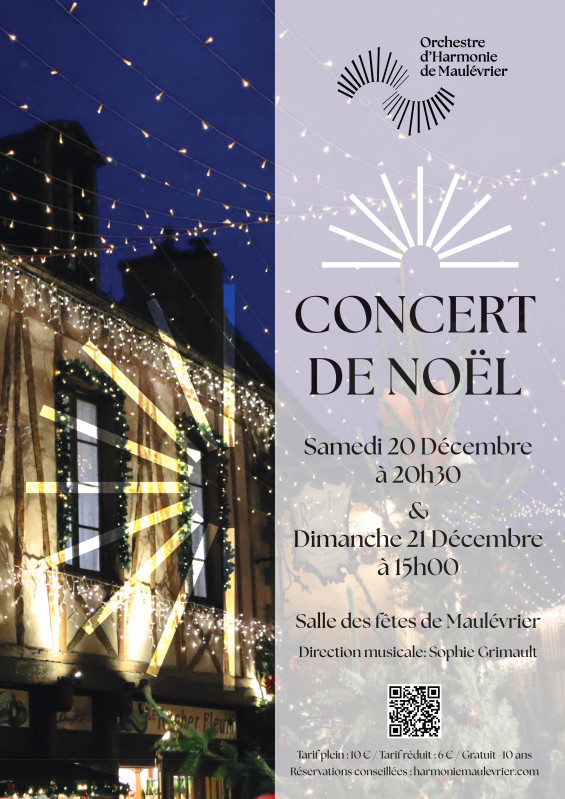 CONCERT DE NOËL de l'Orchestre d'Harmonie de Maulévrier