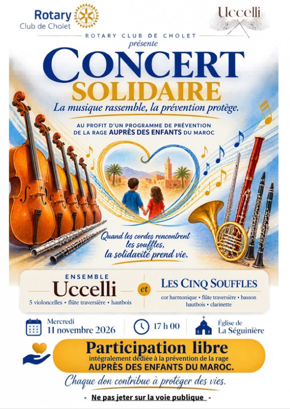 Concert solidaire - © Rotary concert solidaire cholet rotary