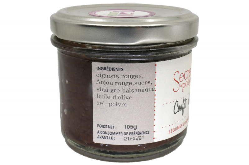 Confit d'oignons Ă  l'Anjou rouge - © Rosalie LESUR Confit d'oignons Ă  l'Anjou rouge