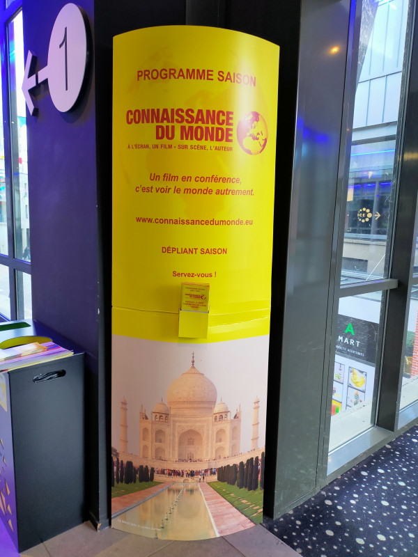 Agenda manifestation Connaissance du Monde Cholet