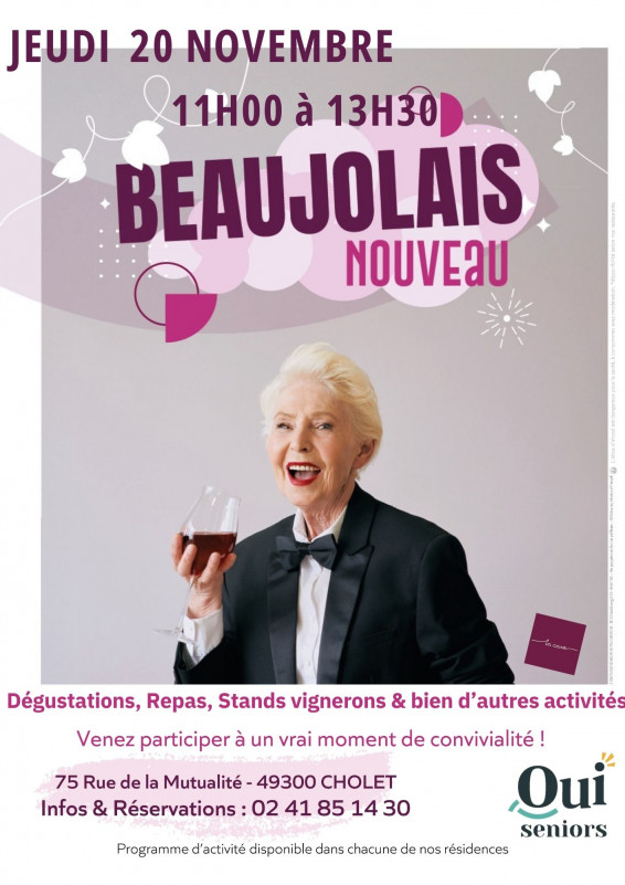 Dégustation de Beaujolais Nouveau - © Les Girandières Dégustation de Beaujolais Nouveau