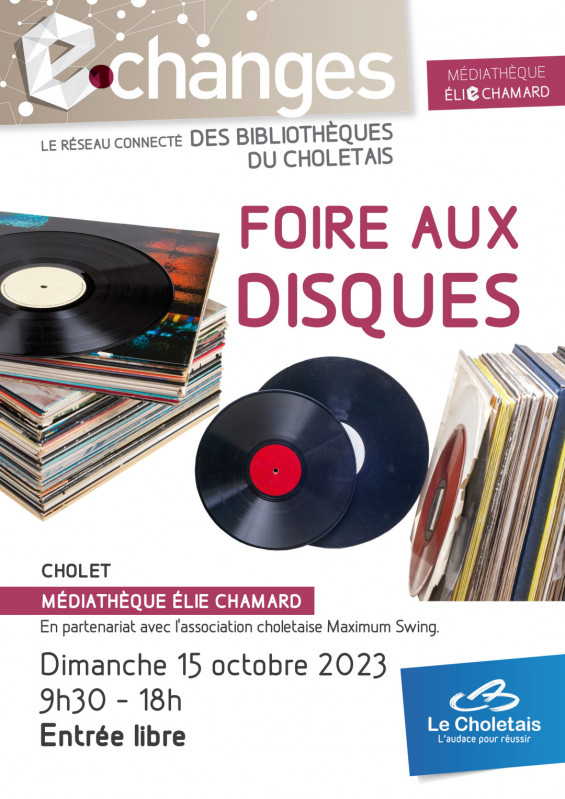 foire aux disques médiathèque cholet