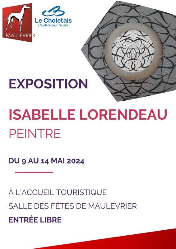 Agenda manifestation exposition Isabelle LORENDEAU Maulévrier