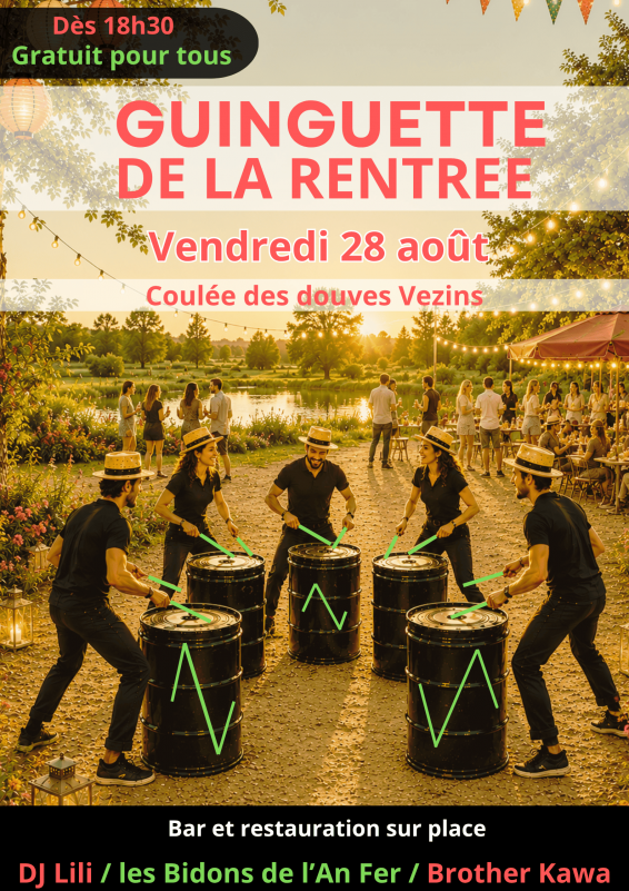 Guinguette de la rentrée Vezins - © APEL St Joseph GUINGUETTE de la RENTREE vezins