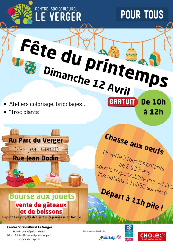 Fête du Printemps 2026 - © Centre social du Verger Fête du Printemps 2026