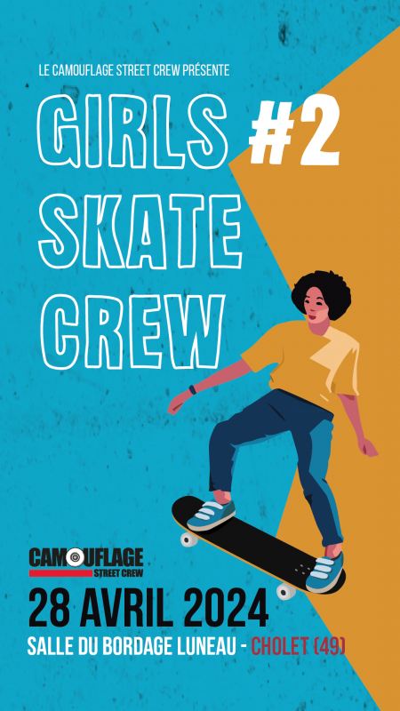 Agenda manifestation Girls Skate Crew - 2e édition cholet