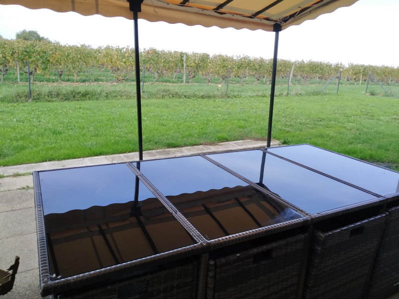 Gîte de Longue Touche aux Cerqueux-sous-Passavant - © Estelle DAUVERGNE Gîte Grand Tribu Vigneron Campagne Terrasse