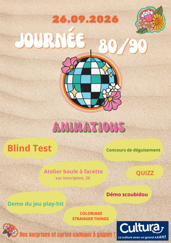 Journée 80/90 - © Cultura Cholet Journée 80/90