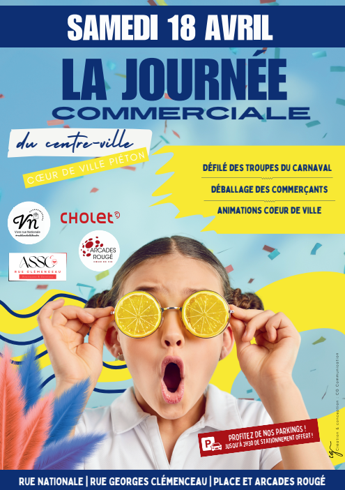 Journée commerciale le 18 avril 2026