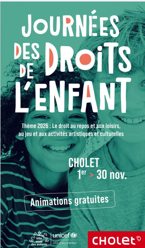 Journées des Droits de l'Enfant (49) CHOLET - © Cholet Agenda manifestation Journées des Droits de l'Enfant (49) CHOLET