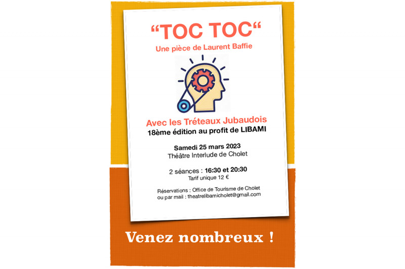 Les Tréteaux Jubaudois - Toc Toc - 25/03/2023 - 20h30