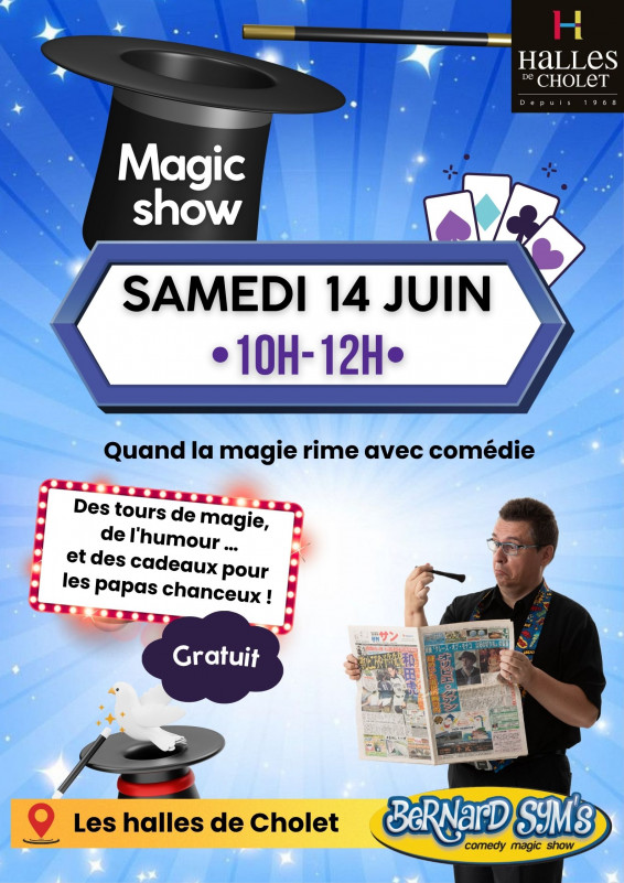 Magie et comédie aux halles de Cholet