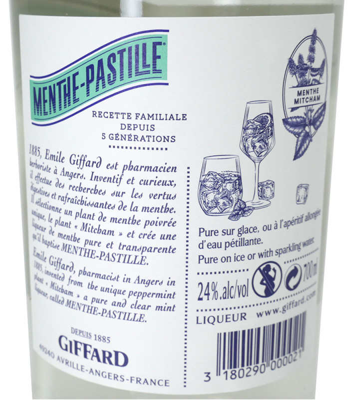 Menthe Pastille - 70 cl