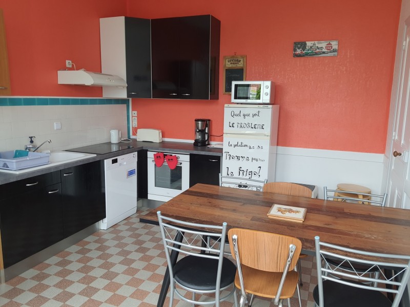 Meublé Ville Maison Jardin Cholet Cuisine