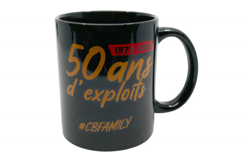 Mug collector 50 ans Cholet Basket - Noir