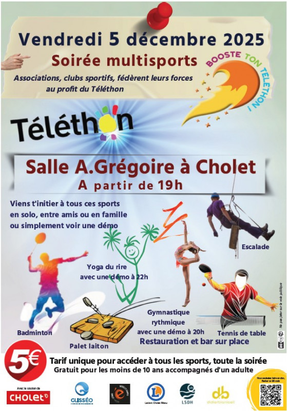 multisport-telethon-cholet-49 - © Association Vive la Vie multisport-telethon-cholet-49
