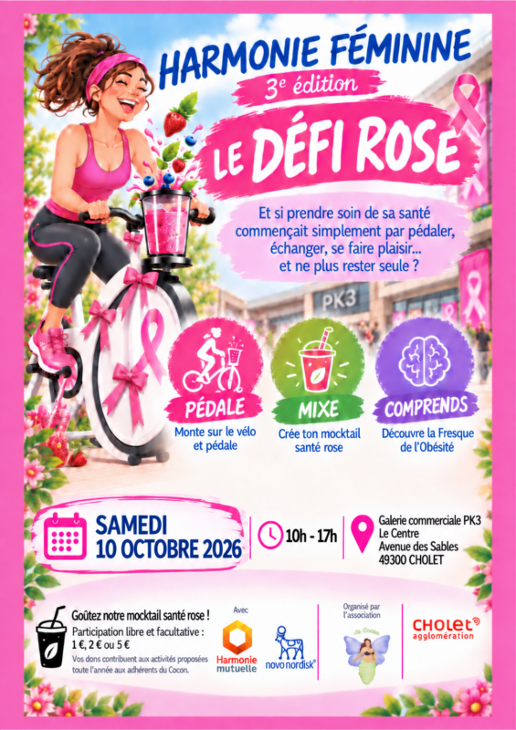 Octobre Rose – Harmonie féminine : Le Défi rose