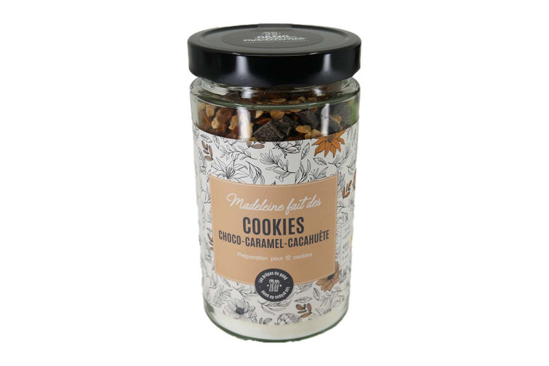 Préparation pour Cookies - choco-caramel-cacahuète
