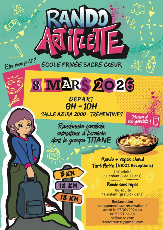 Randonnée de l'Ecole du Sacré Cœur de Trémentines le 08 mars 2026