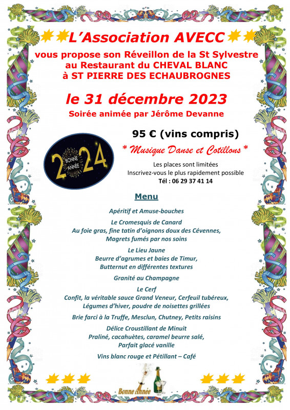 REVEILLON ST SYLVESTRE 2023