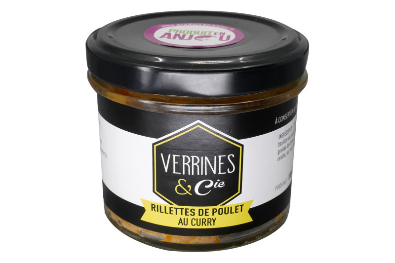 Rillettes Verrines et Cie Poulet curry - © Rosalie LESUR Rillettes Verrines et Cie Poulet curry