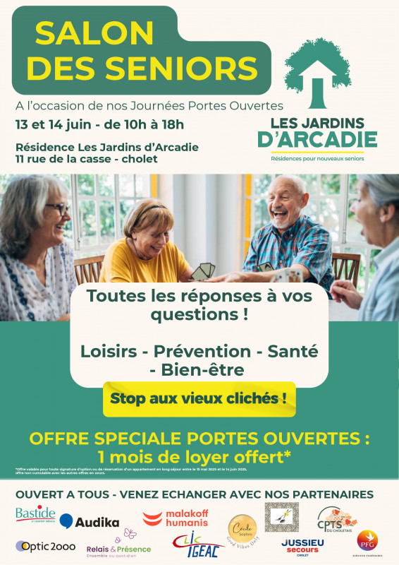 Salon des seniors - Les Jardins D'Arcadie Agenda manifestation Cholet