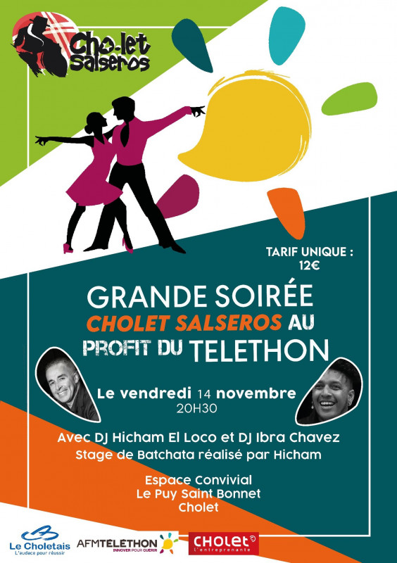 Soirée Salsa pour le téléthon - © Cholet Salseros Soirée Salsa pour le téléthon