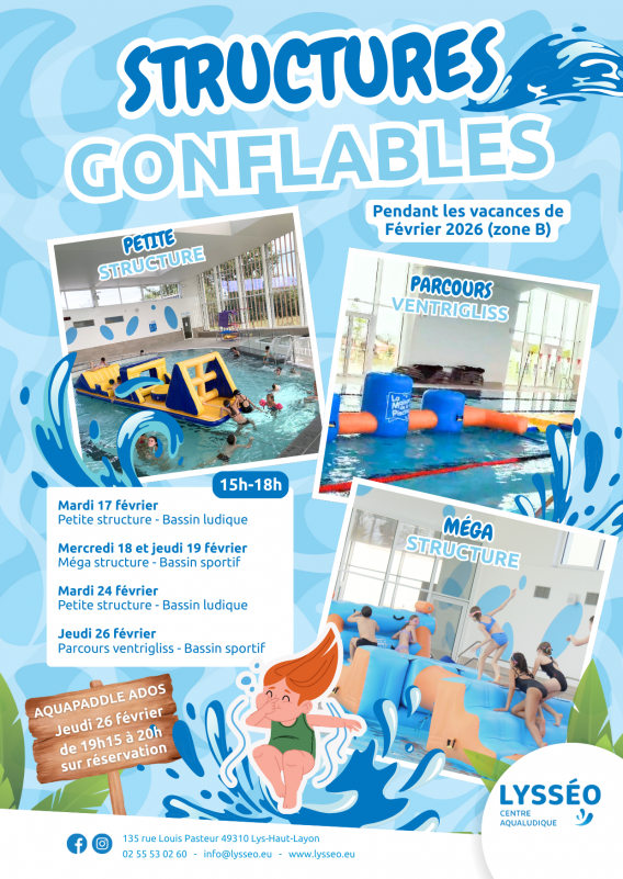 Structures gonflables à Lysséo - © Lysséo Structures gonflables à Lysséo