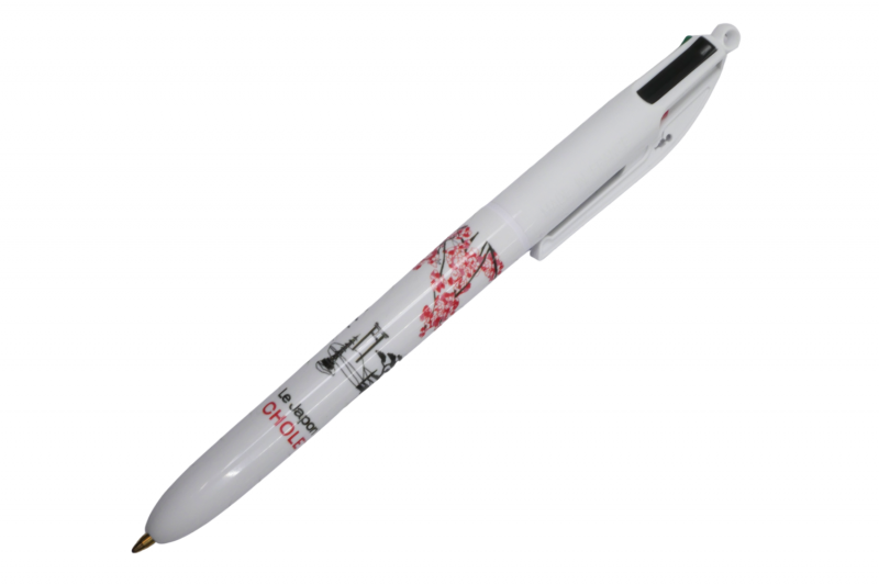 Stylo BIC - 4 couleurs - Cholet - Esprit Japon - © Rosalie LESUR Stylo BIC - 4 couleurs - Cholet - Esprit Japon