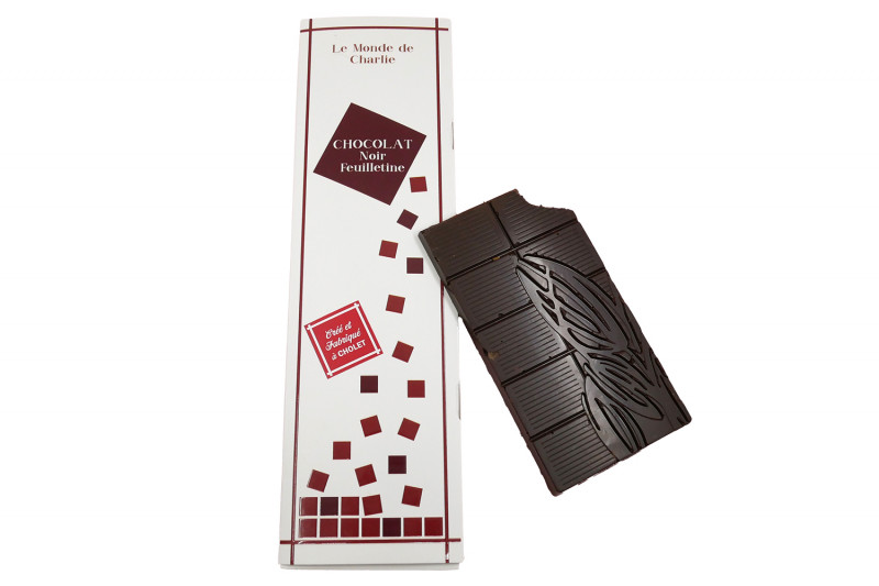 Tablette Chocolat - Noir / Feuilletine