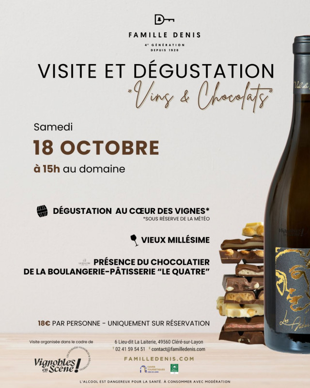 Vignobles en Scène Domaine Famille Denis Vins Chocolats